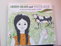 Green grass and white milk