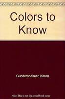 Colors to know