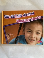 Flossing teeth